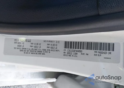 2015 Chrysler 200 C from USA, damaged, VIN 1C3CCCEG6FN648583